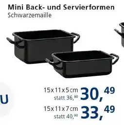 Strasser Markt Mini Back- und Servierformen Angebot