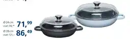 Strasser Markt Emaille-Schmorpfanne Nouvelle mit Glasdeckel Angebot