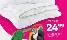 Mömax Steppbett „BAMBUS Angebot