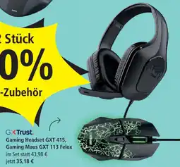 Pagro Diskont Gaming Headset GXT 415, Gaming Maus GXT 113 Felox Angebot