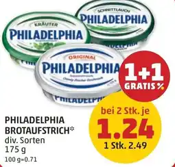 PENNY Philadelphia brotaufstrich Angebot