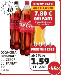 PENNY Coca-cola original od. zero od. fanta Angebot