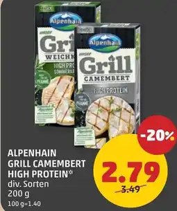 PENNY Alpenhain grill camembert high protein Angebot