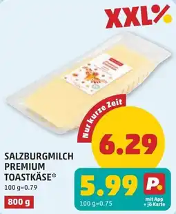 PENNY Salzburgmilch premium toastkäse Angebot