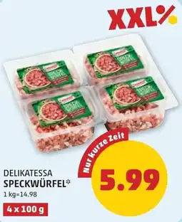 PENNY Delikatessa speckwürfel Angebot