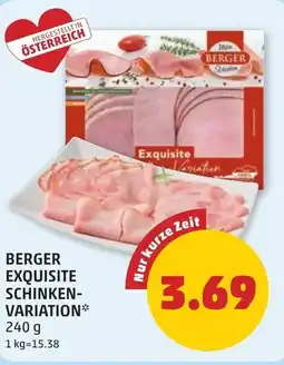 PENNY Berger exquisite schinken- variation Angebot