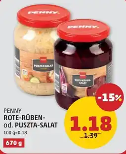 PENNY Penny rote-rüben- od. puszta-salat Angebot