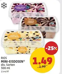 PENNY Rios vanille eterlikor mini-eisdosen Angebot