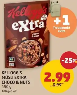 PENNY Kellogg's müsli extra choco & nuts Angebot