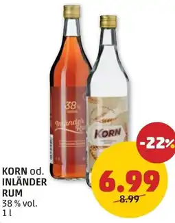 PENNY Korn od. inländer rum Angebot