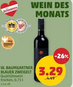 PENNY W. baumgartner blauer zweigelt Angebot