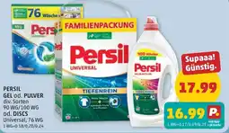PENNY Persil gel od. pulver Angebot