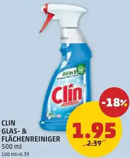 PENNY Clin glas- & flächenreiniger Angebot