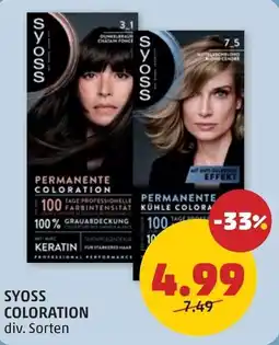 PENNY Syoss coloration Angebot