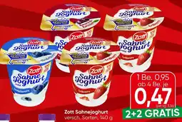 Spar Zott sahnejoghurt Angebot