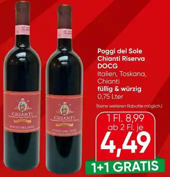 Spar Poggi del sole chianti riserva docg Angebot