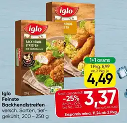 Spar Iglo feinste backhendlstreifen Angebot