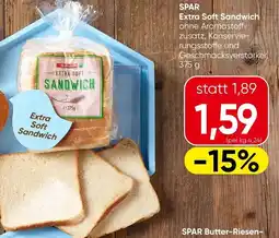 Spar Spar extra soft sandwich Angebot