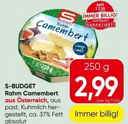 Spar S-BUDGET Rahm Camembert Angebot