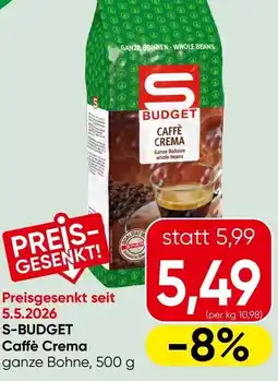 Spar S-budget caffè crema Angebot