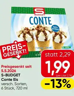 Spar S- budget Conte Eis Angebot