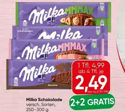 Spar Milka schokolade Angebot
