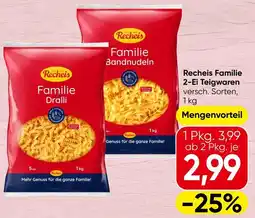Spar Recheis familie 2-ei teigwaren Angebot