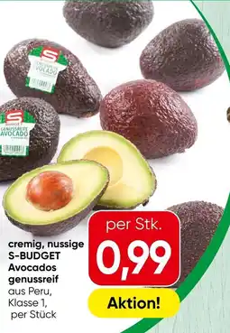 Spar Cremig, nussige s-budget avocados genussreif Angebot