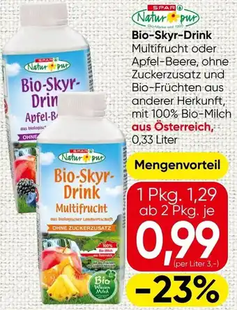 Spar Bio-skyr- drink Angebot