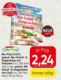 Spar Bio-feta d.o.p., & ziegenkäse mit kräutern Angebot