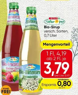 Spar Bio-sirup Angebot