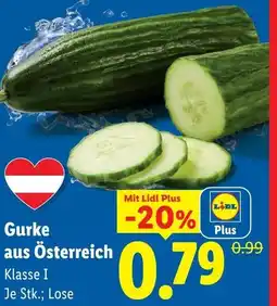 Lidl Gurke aus Österreich Angebot