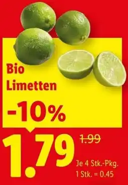 Lidl Bio Limetten Angebot