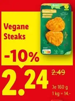 Lidl Vegane Steaks Angebot