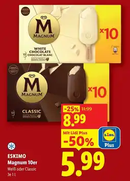 Lidl ESKIMO Magnum 10er Angebot