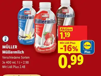 Lidl Müller müllermilch Angebot