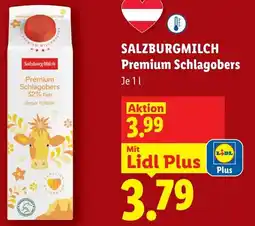 Lidl Salzburg milch premium schlagobers Angebot