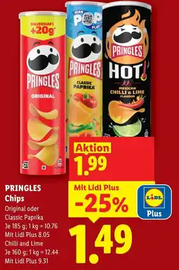 Lidl Pringles chips Angebot