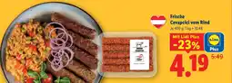 Lidl Frische cevapcici vom rind Angebot