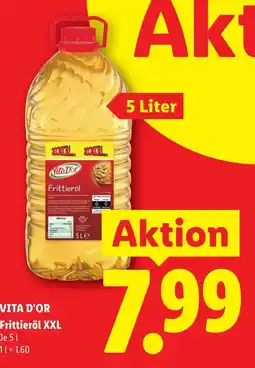 Lidl Vita d'or frittieröl xxl Angebot
