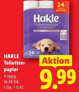 Lidl Hakle toiletten- papier Angebot