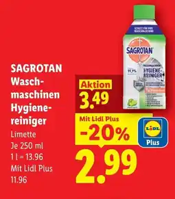 Lidl Sagrotan wasch- maschinen hygiene- reiniger Angebot