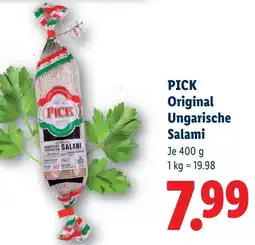 Lidl Pick original ungarische salami Angebot