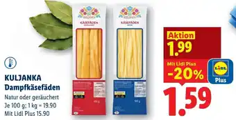 Lidl Kuljanka dampfkäsefäden Angebot