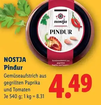 Lidl Nostja pindur Angebot