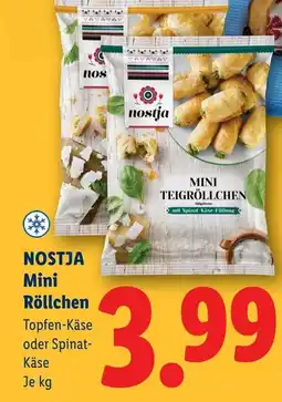Lidl Nostja mini röllchen Angebot