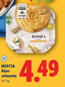 Lidl NOSTJA Käse- schnecke Angebot