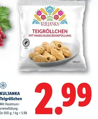 Lidl Kuljanka teigröllchen Angebot
