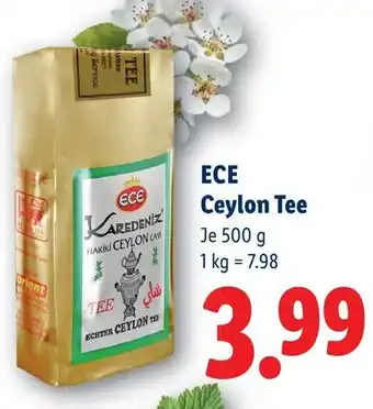 Lidl Ece ceylon tee Angebot