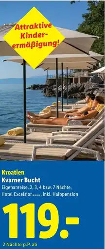 Lidl Kroatien Kvarner Bucht Angebot